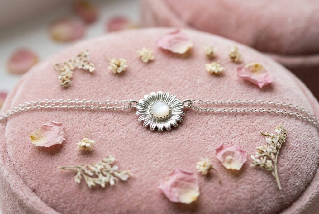 Pendentif fleur - illustration
